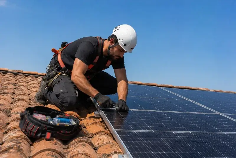 Maintenance et monitoring de panneaux solaires à Saint-Germain-des-Prés